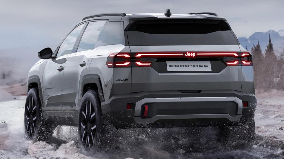 Το εσωτερικό του νέου Jeep Compass 4xe είναι σχεδιασμένο για off-road